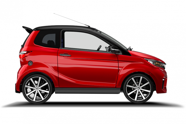 Brommobielen AIXAM City City GTO Parelmoer Rood profiel