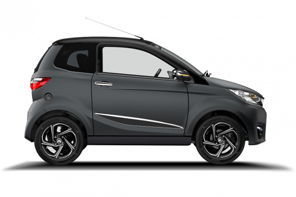 Brommobielen AIXAM City City Premium Staalgrijs mat profiel