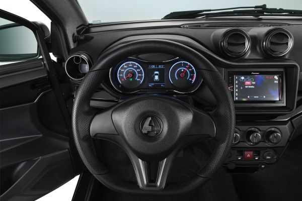 Brommobielen AIXAM Crossline Aluminiumlook dashboard als optie (Tablet als optie)
