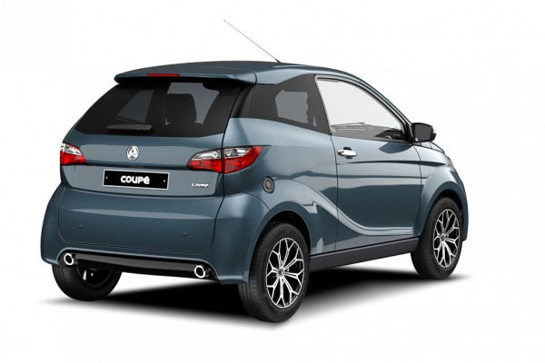 Brommobielen AIXAM Coupé Coupé Premium Titanium 3/4 achter