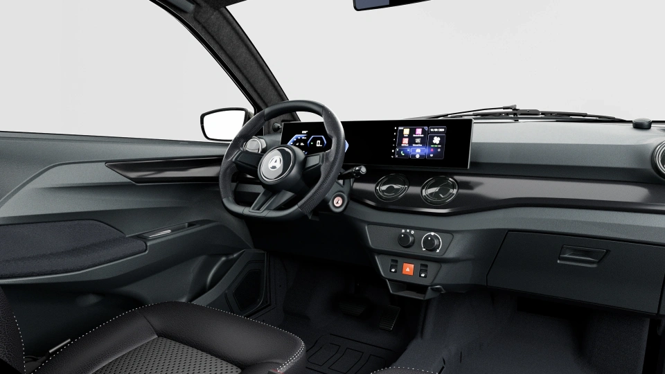 Brommobielen AIXAM Coup&eacute; Interieur SPORT Electrique V2 - parement Noir laque.jpg