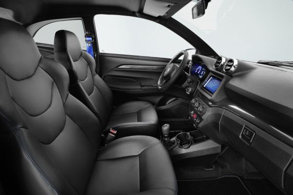 Brommobielen AIXAM e Coupé e Coupé GTI sportstoelen met geïntegreerde hoofdsteunen