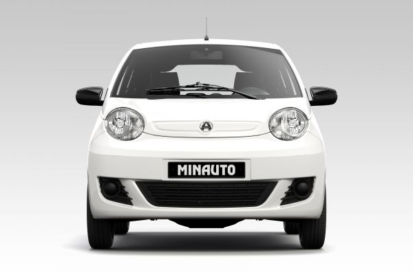 Brommobielen AIXAM Minauto Recht van voren