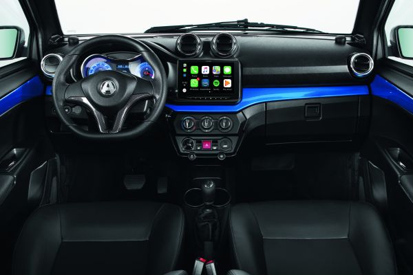 Brommobielen AIXAM e Coupé Dashboard GTO/GTi met optie 9" Tablet en Saffier blauw dashboard